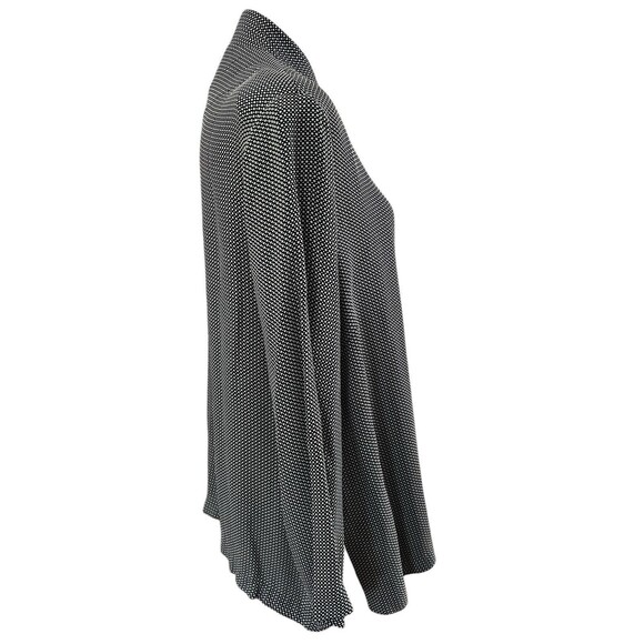 Emmelle Woman’s Button Down Black And White Jacket Sz L - Picture 4 of 5